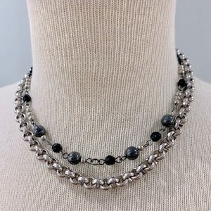 Sabika Reinvention 2 row necklace